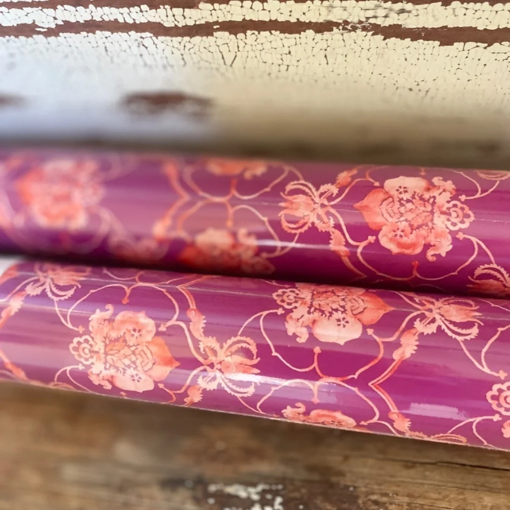 NWT Set of 2 rolls Anthropologie Venice AND Flora Gift Wrap Wrapping Paper